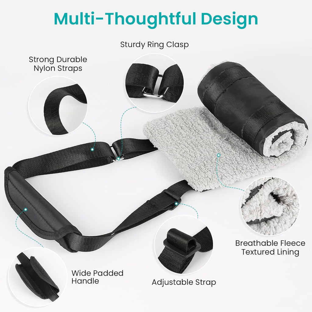 Small Dog Harness 20-140 Lbs Dog Sling for Hind Leg Support Dog Support Harness to Help Lift Hind Easy Walk Dog Harnesss Medium/Small Dogs up to 50/75/140Lbs, Grey