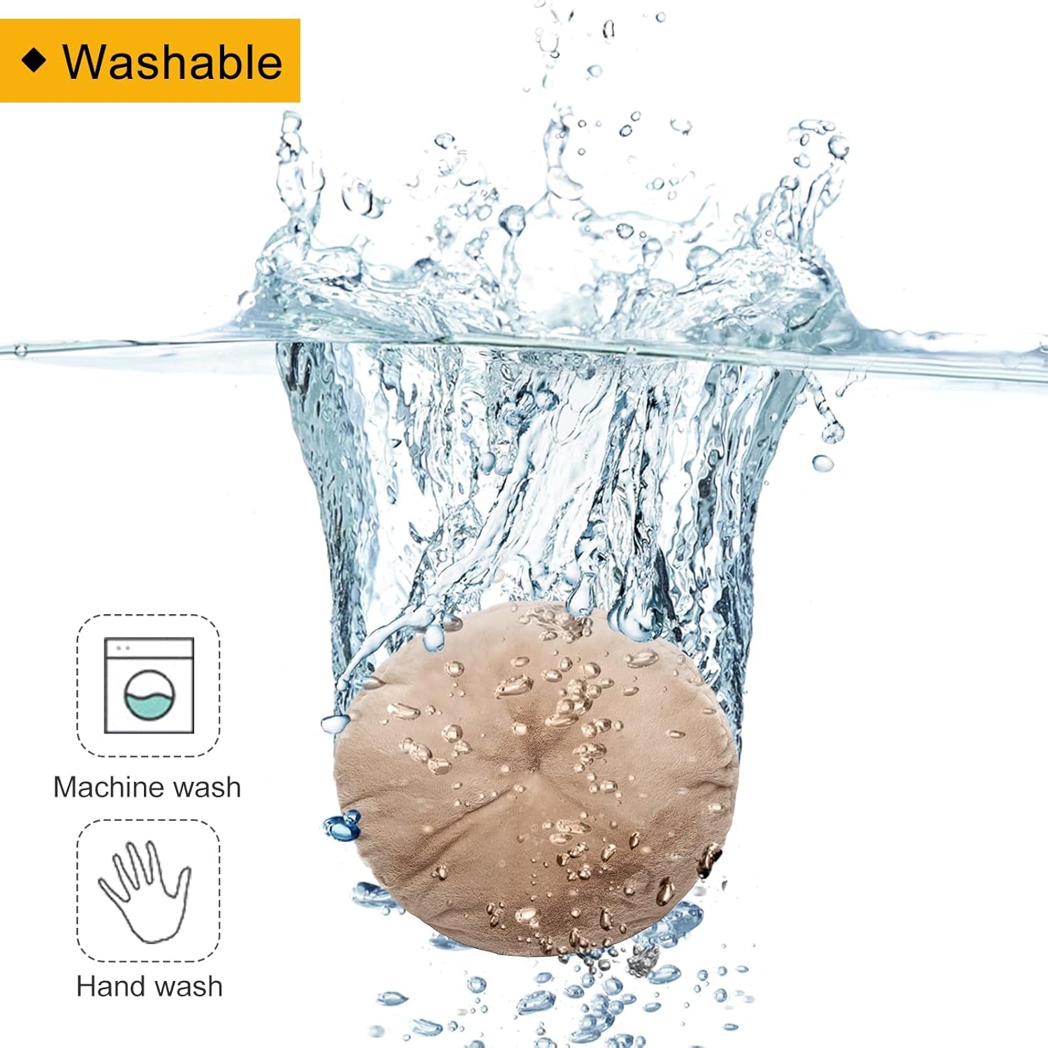 Soft Warm Cat Bed for Winter Cat Tent Self-Warming Sleeping Bed for Cats Fleece Pet Cave Bed for Winter Pets Puppy Indoor Pet Triangle Nest (Camel)