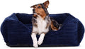 Dog Beds for Large Medium Small Dogs Durable Washable Dog Sofa Bed Cozy Rectangle Puppy Bed Calming Orthopedic Dogs Bed with Non-Slip Bottom Pets Cat Beds Indestructible Dog Crate Bed for Sleeping